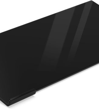 Acrylic Computer Keyboard Stand for Desk, Keyboard Riser Tilt Lift, Keyboard Holder for Desktop, Desk Keyboard Lifter（Black）